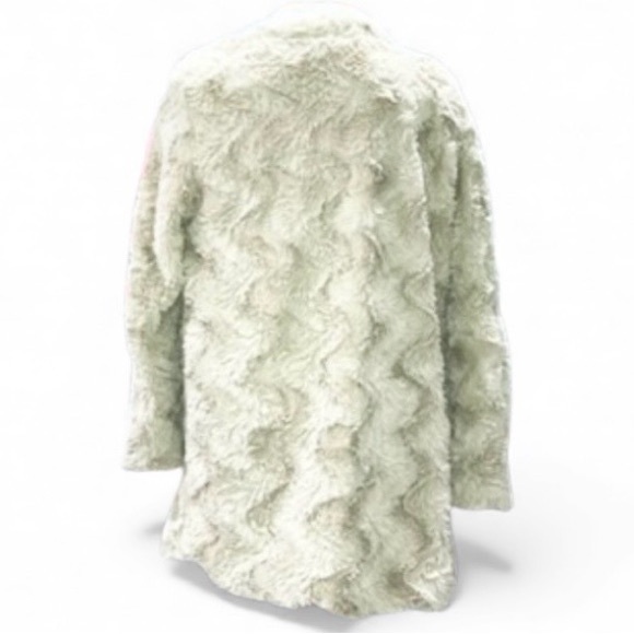 Francesca’s Miami Faux Fur Teddy Penny Lane Coat Soft Cozy Furry Fuzzy Cream M - Picture 7 of 11